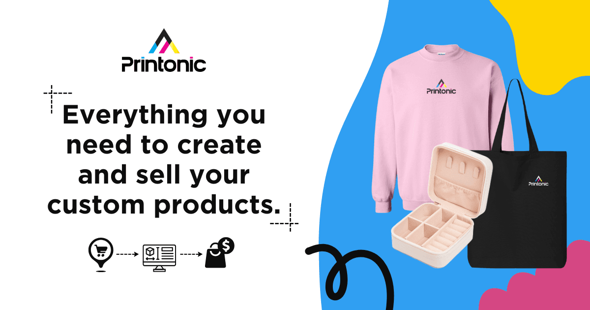 Printonic embedded inside Shopify admin