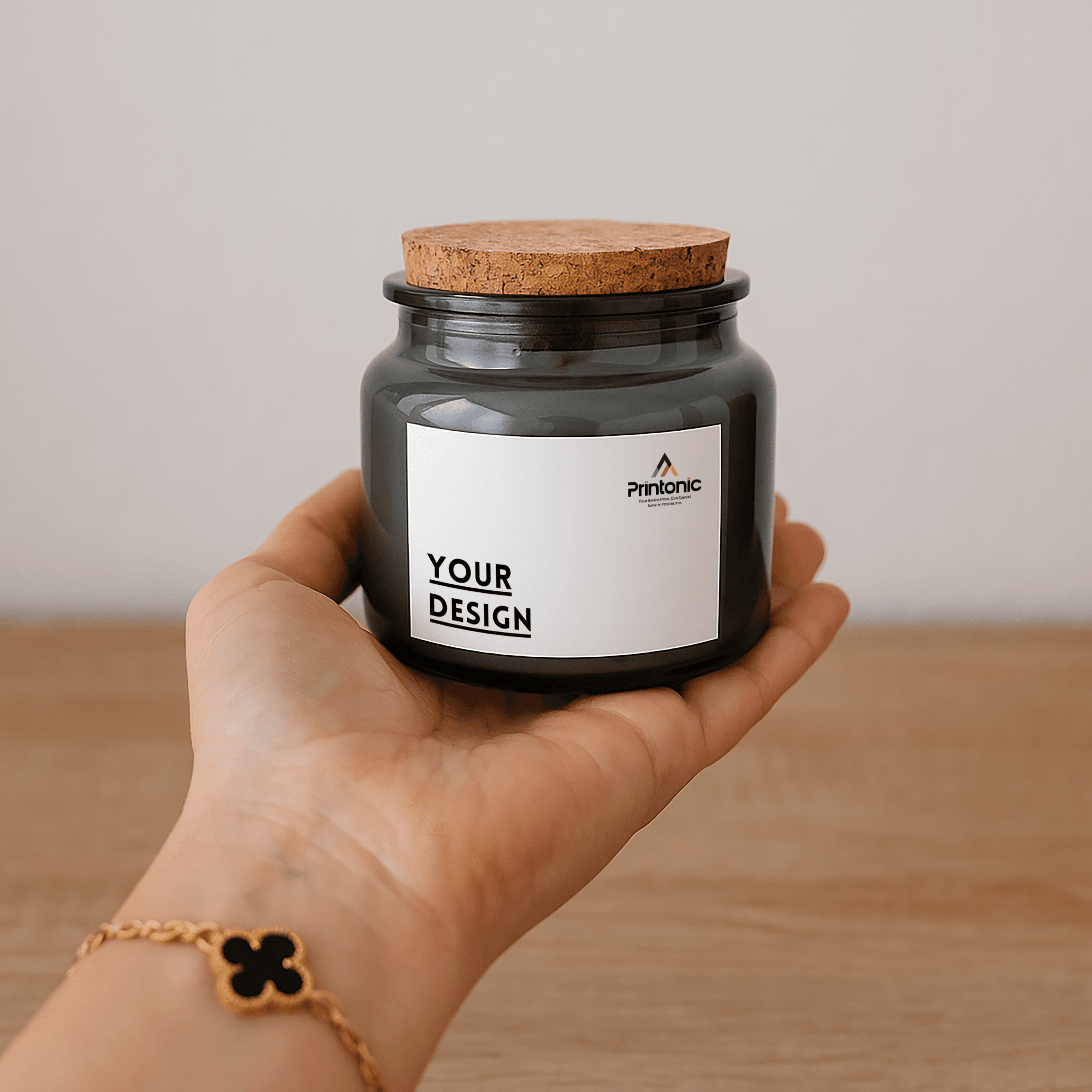 Mini Candle with Cork Lid