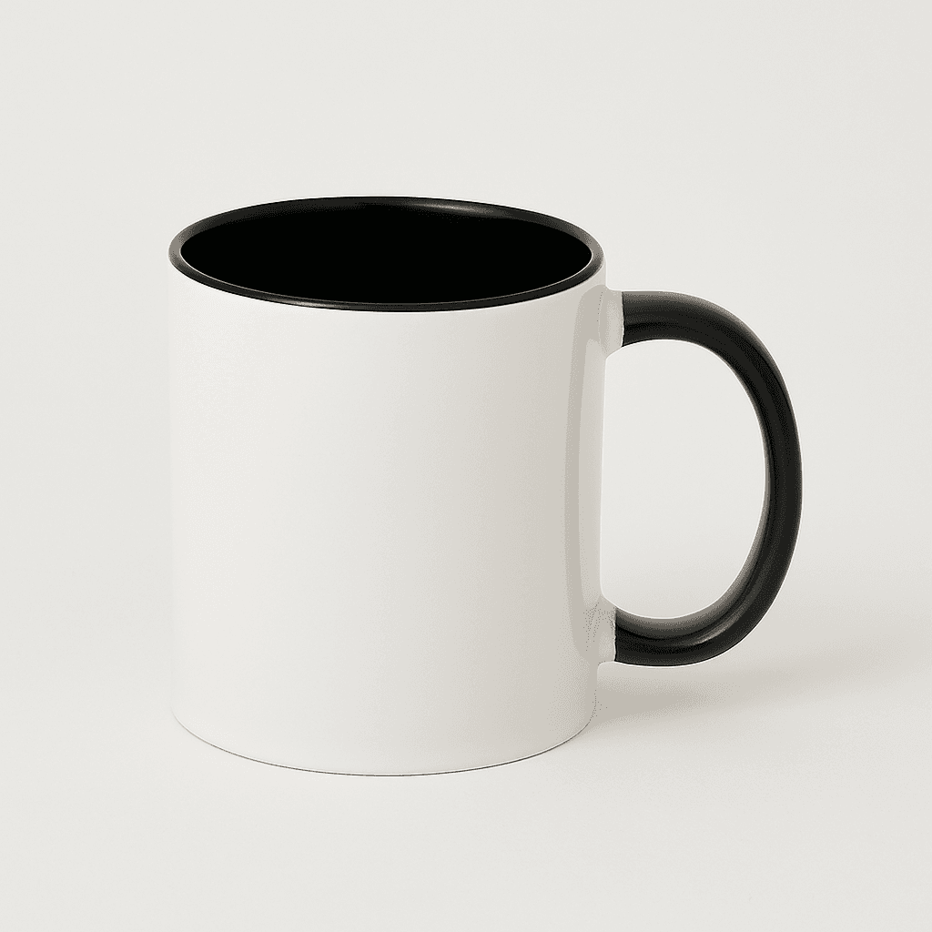 Two-Tone Ceramic Mug, 11oz