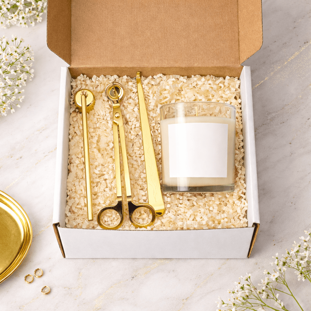 Golden Glow Candle Care Gift Set