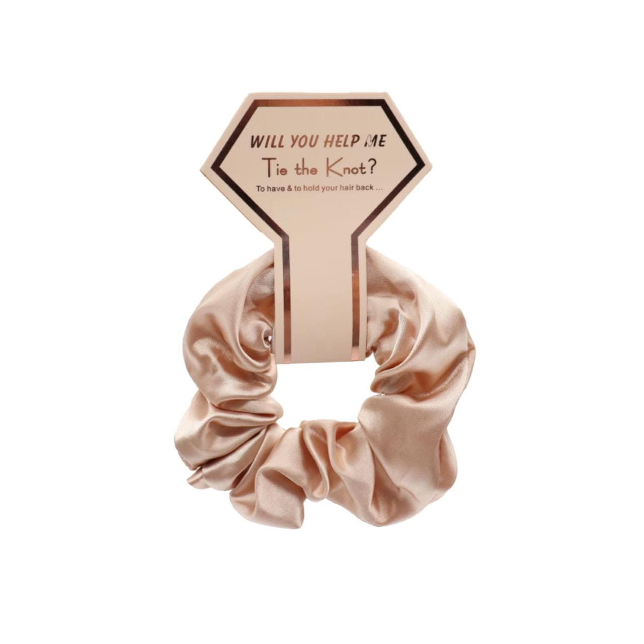 Bridesmaid Satin Scrunchie