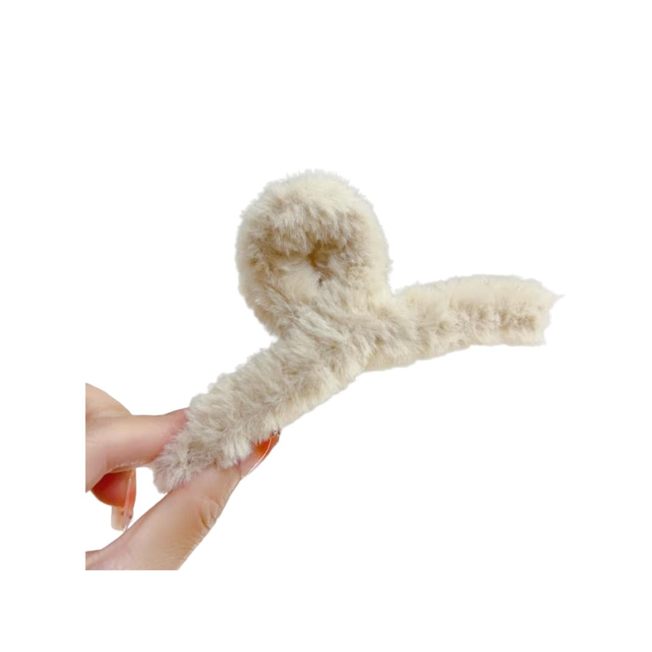 Fuzzy Hair Clip