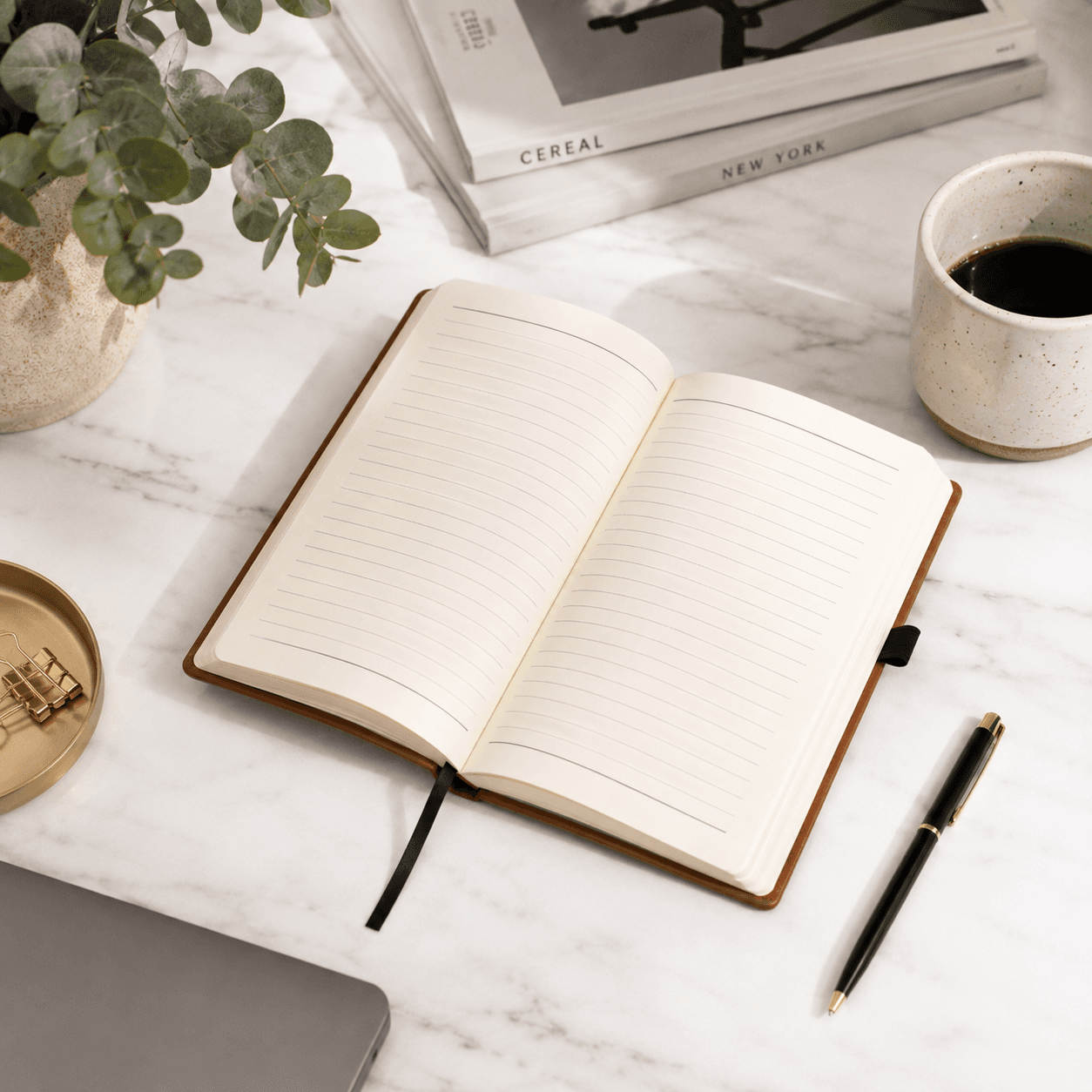 Faux Leather Notebook