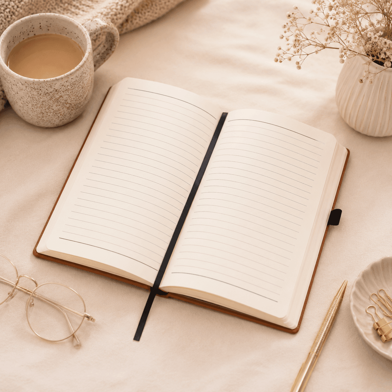 Faux Leather Notebook