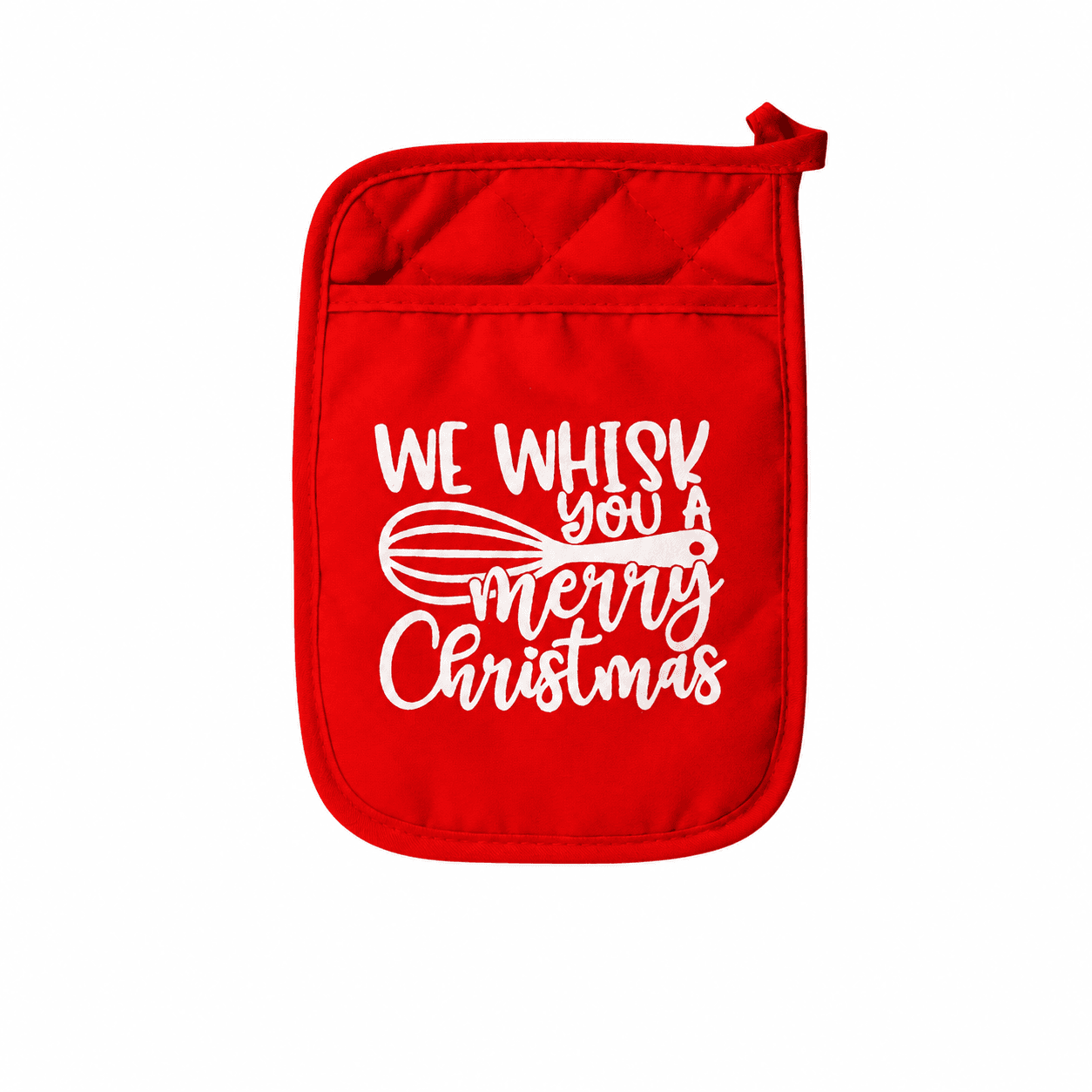 Quilted Pot Holder, We Whisk You