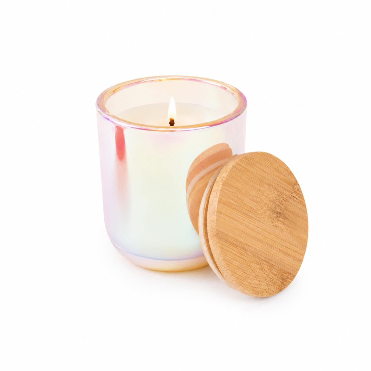 Luxury 14oz Candle with Engraved Bamboo Lid