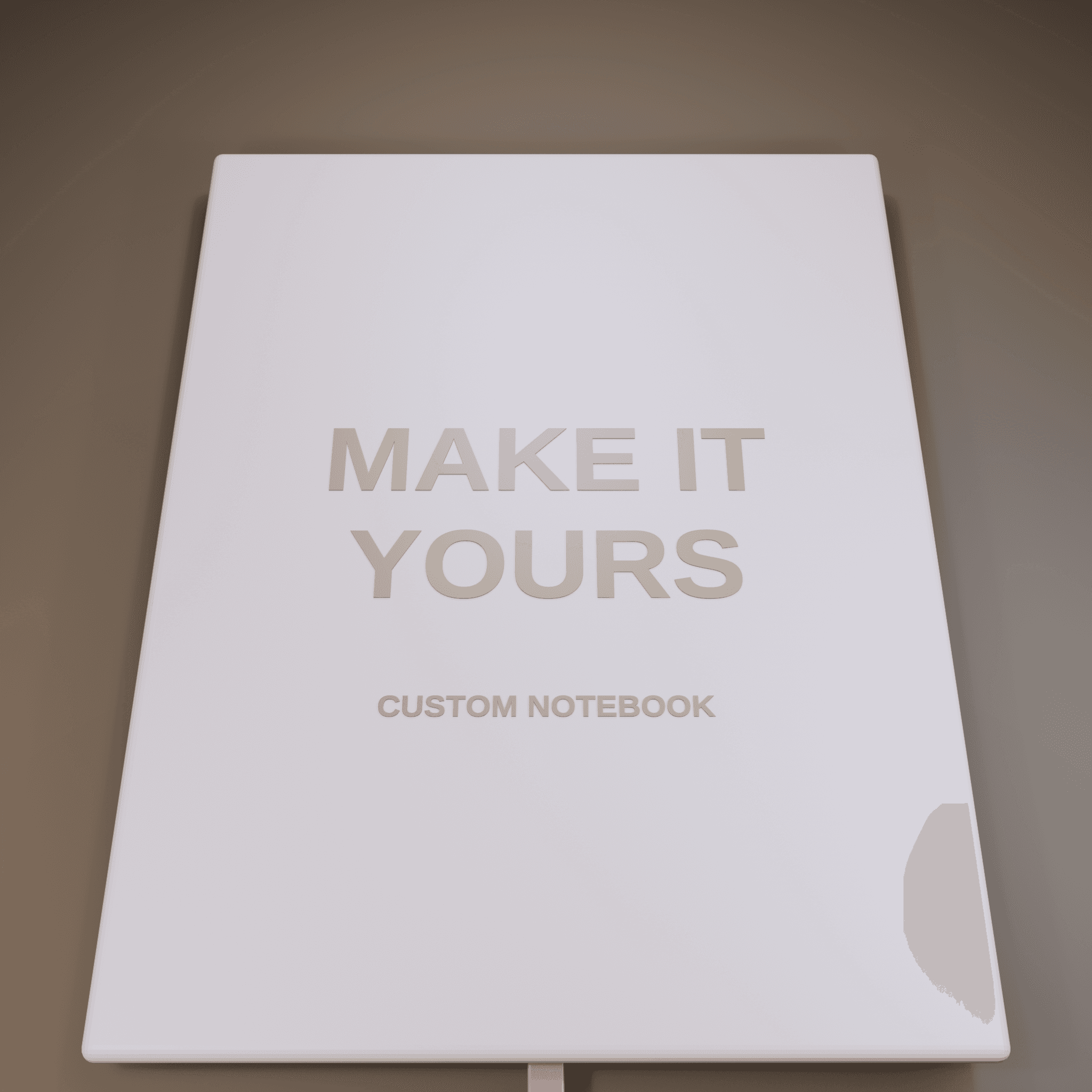 Faux Leather Notebook - 6×8 Full Color UV DTF