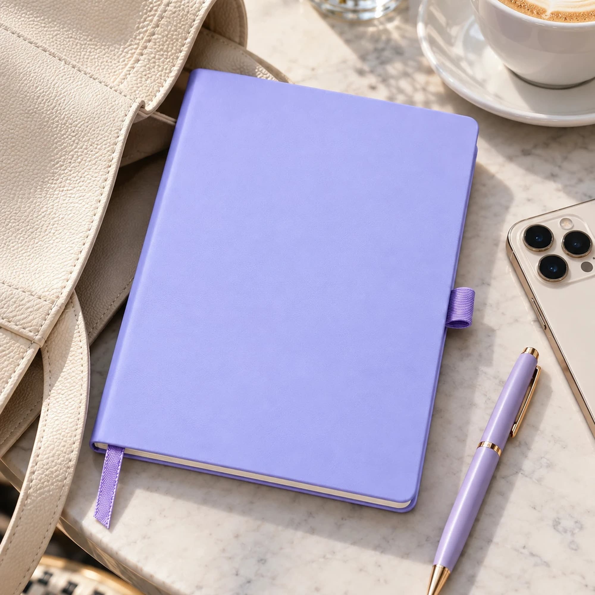 Faux Leather Notebook - 6×8 Engraved