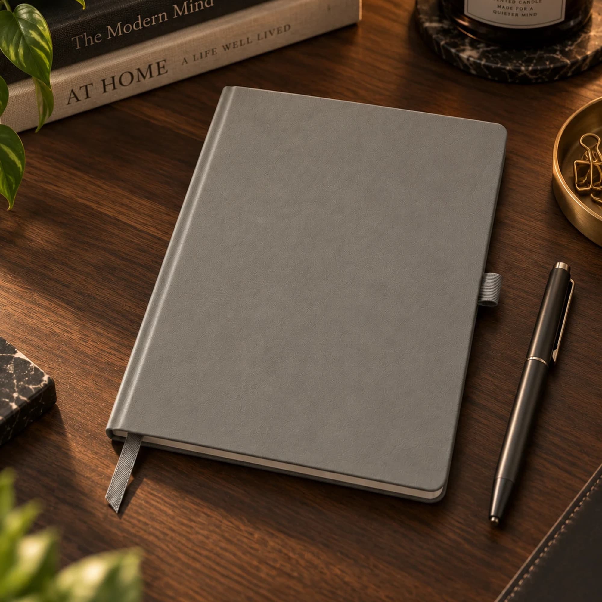 Faux Leather Notebook - 7×9 Engraved