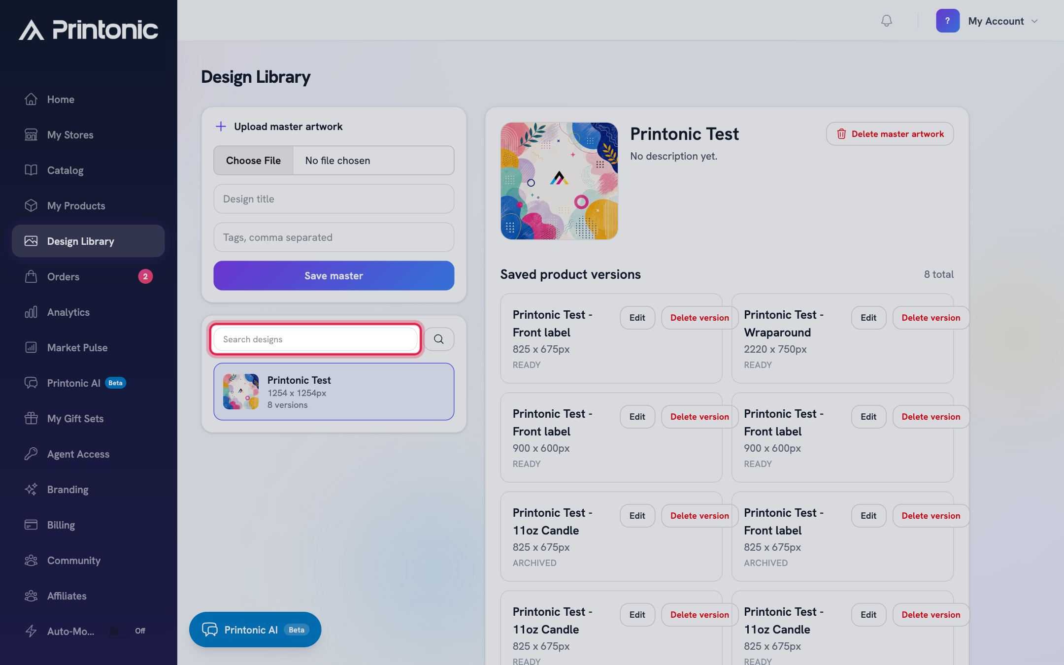 Step 3: Find and select a design