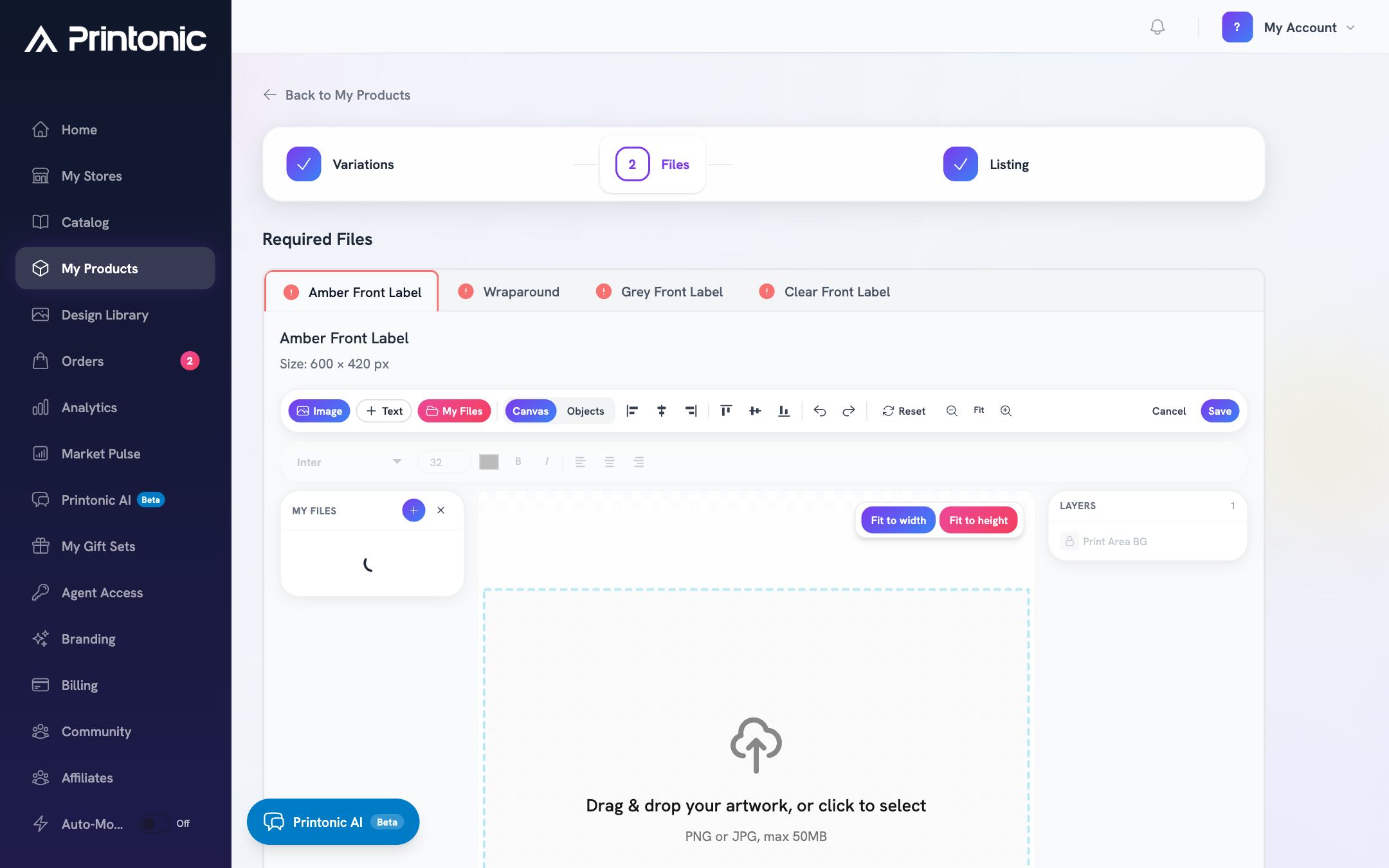 Step 7: Use a saved version on a product