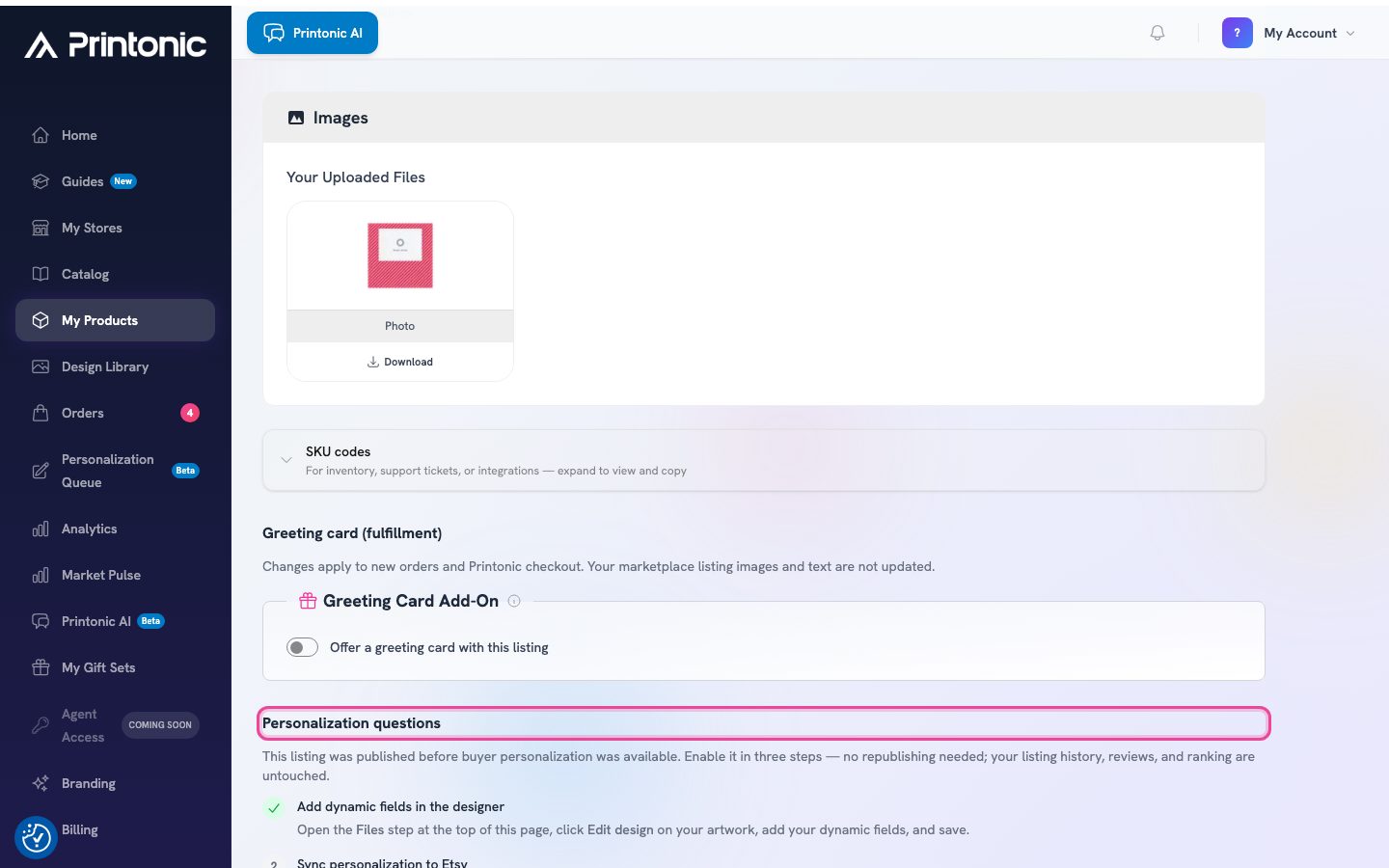 Step 5: The retrofit checklist in the product page's Publish section