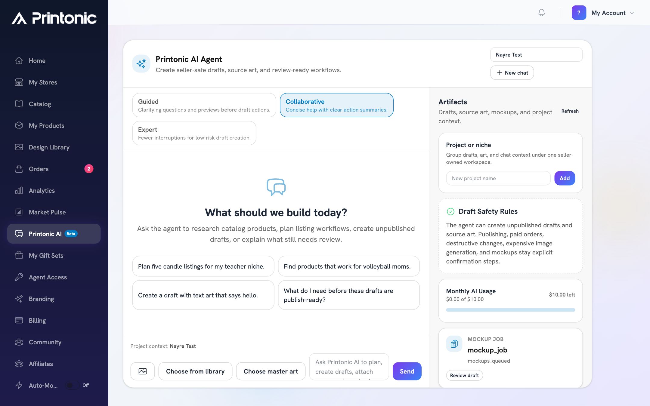 Step 5: Review product suggestions and select the ones you want