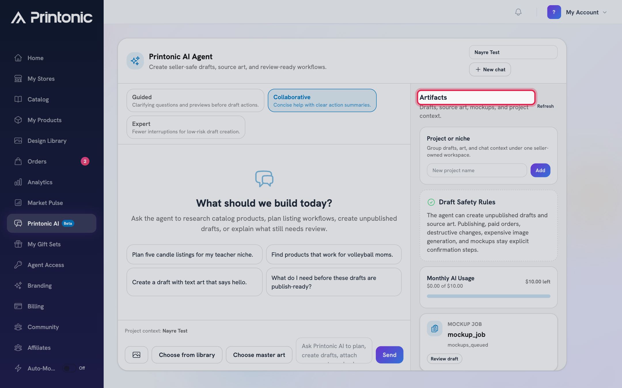 Step 6: Ask for listing drafts and review them