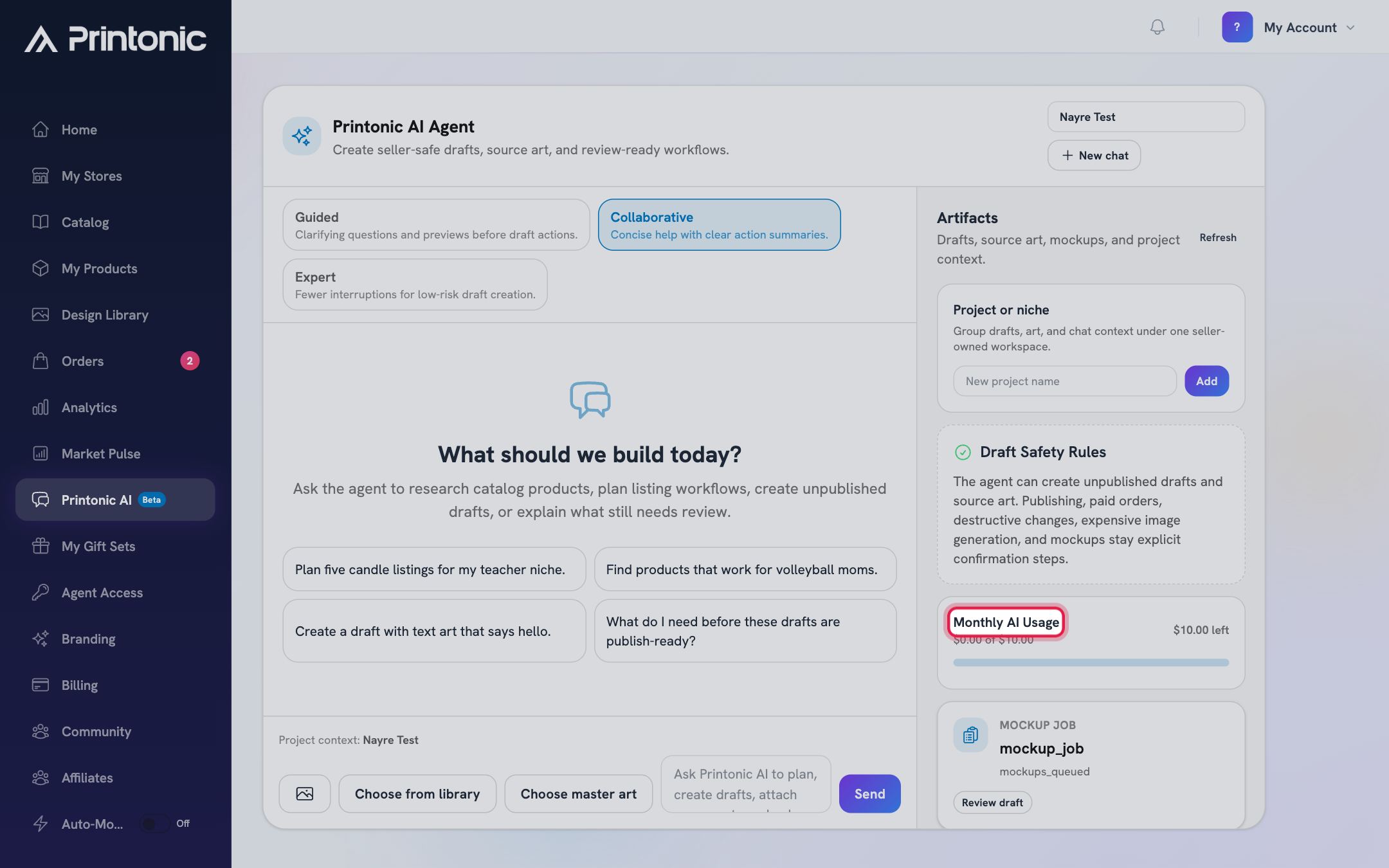 Step 8: Watch your usage and start fresh when you need to